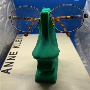 Anne Klein gold and Brown Eyeglass frames only 2003  K1028  53  16 130